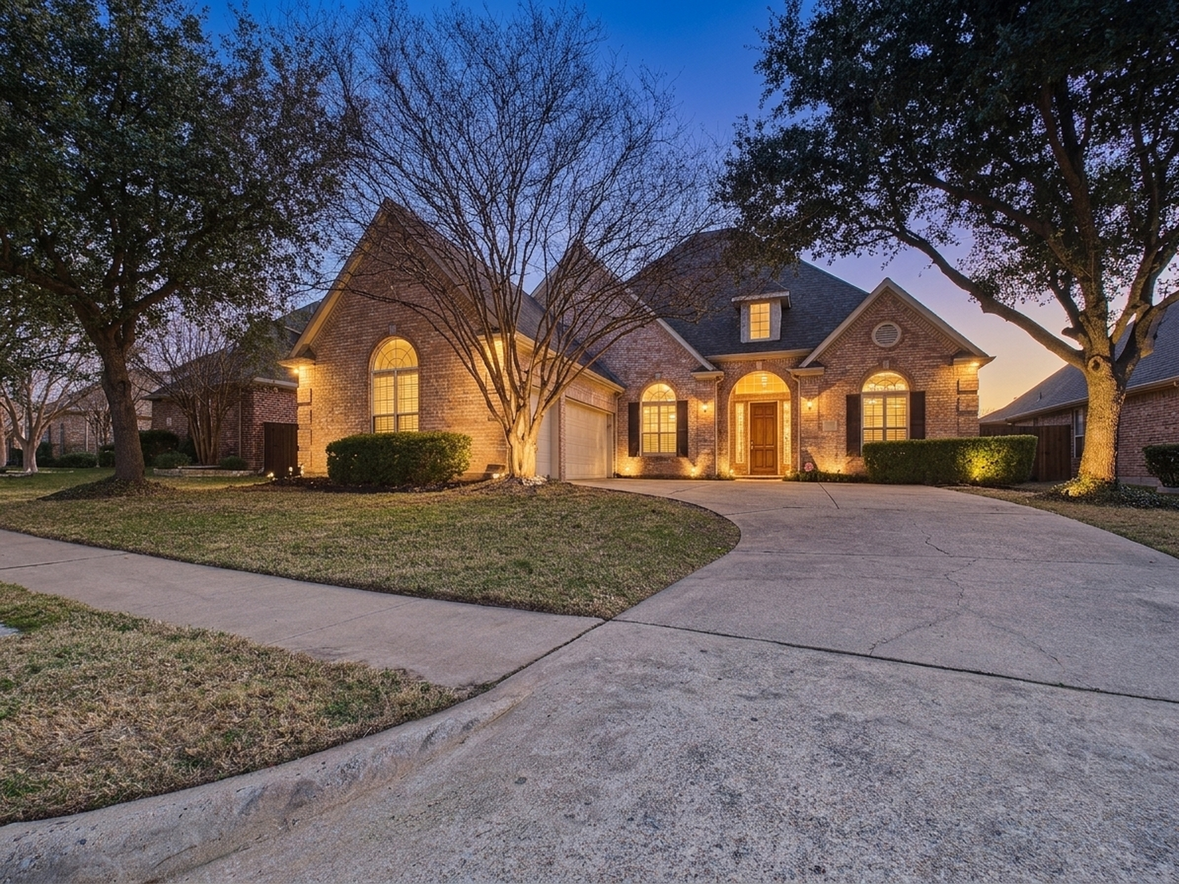 1315 Neches Drive, Allen twilight